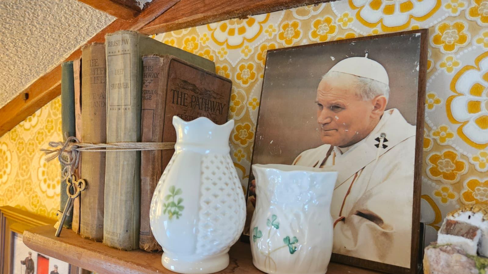 Collected memorabilia inside The Hidden Naggin